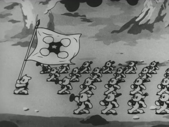 Frame from Norakuro Nitōhei (Private Norakuro)